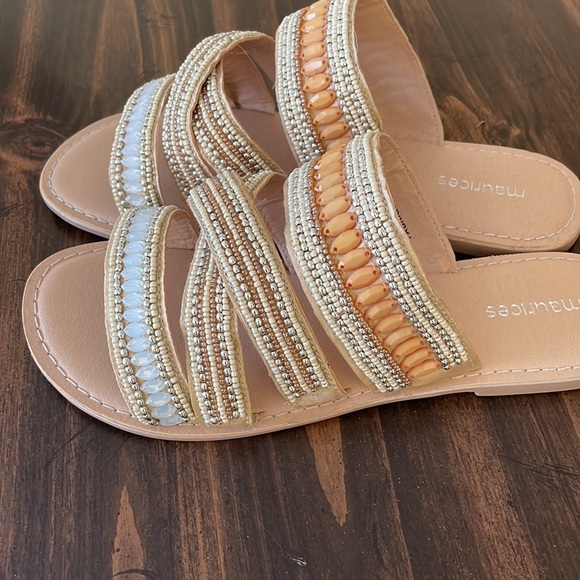 Maurice’s beaded sandals, size 9. Never worn! - Picture 5 of 5